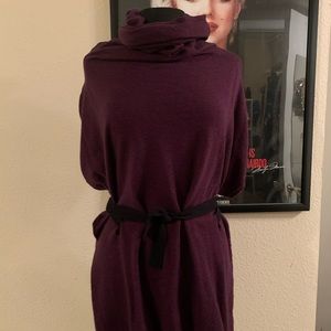 Purple Sweater w/ Belt